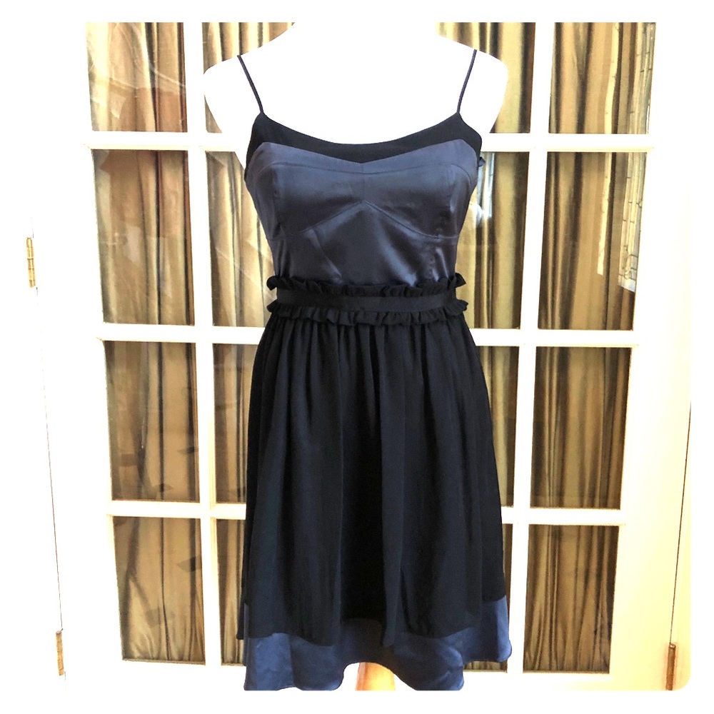 BCBGeneration Blue & Black Cocktail Dress